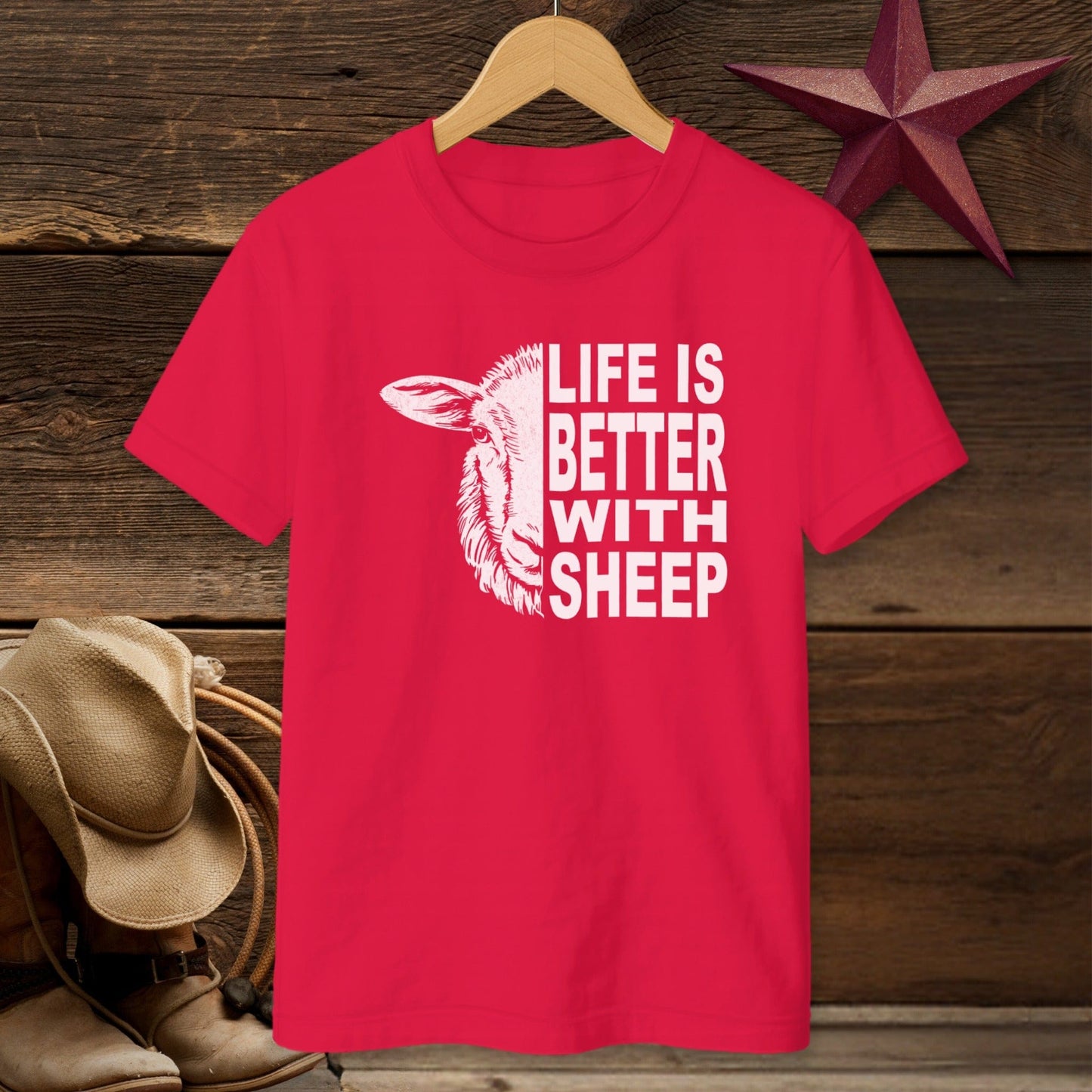 Life With Sheep T-shirt (Youth)