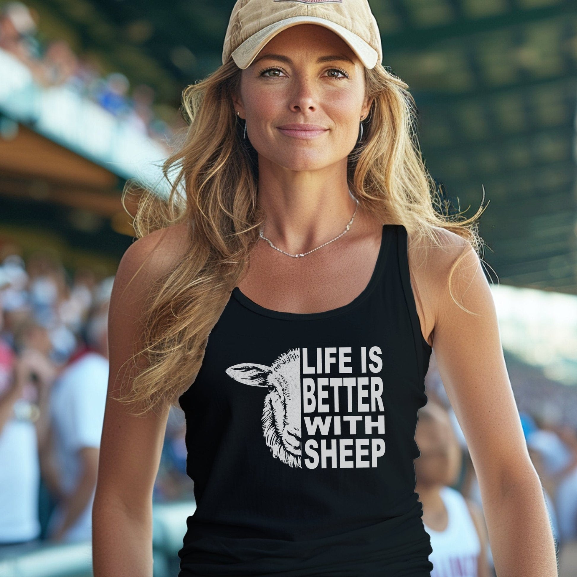 Life With Sheep Tank Top