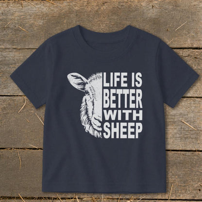 Life With Sheep Toddler Tee