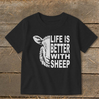 Life With Sheep Toddler Tee