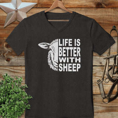 Life With Sheep V-neck