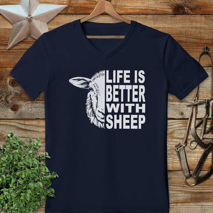 Life With Sheep V-neck