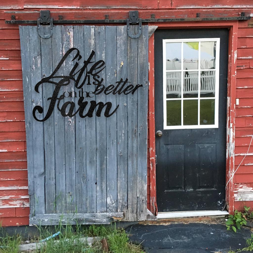 Life is Better On the Farm Metal Art Sign