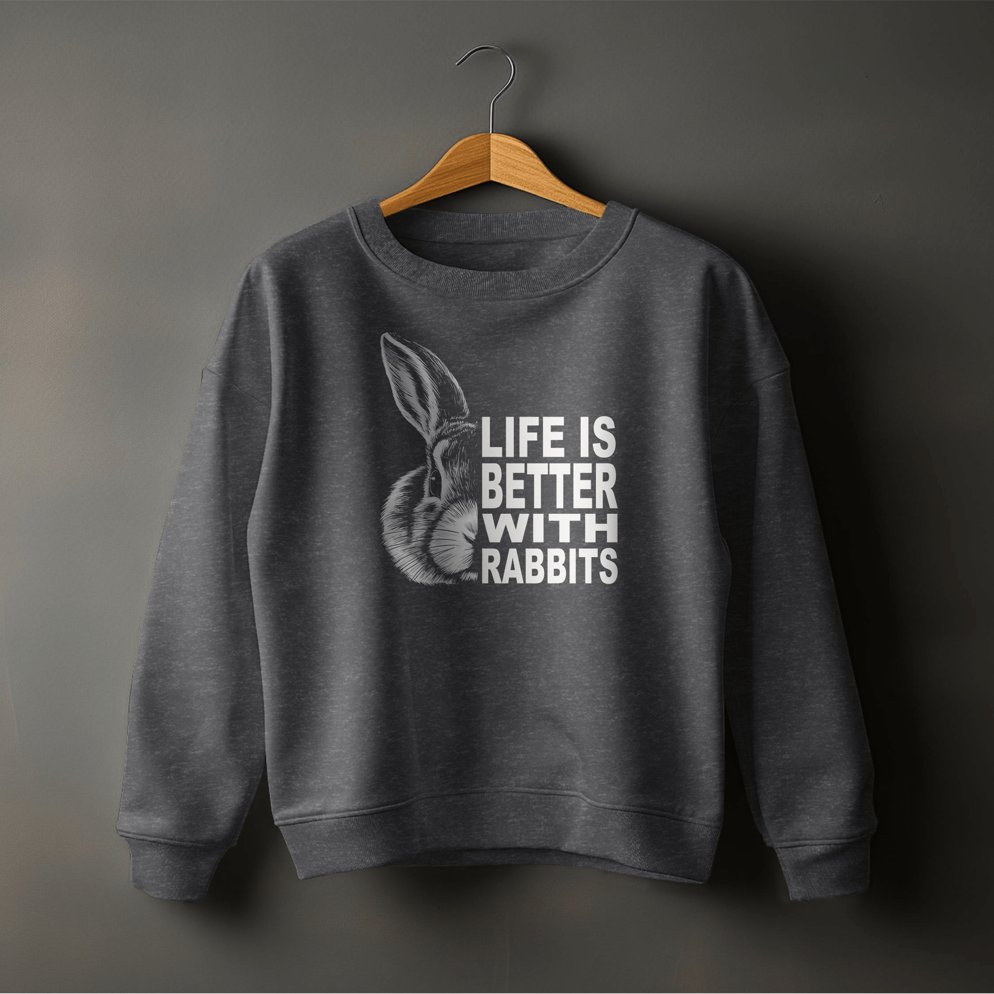Life is Better with Rabbits Sweatshirt (Youth)
