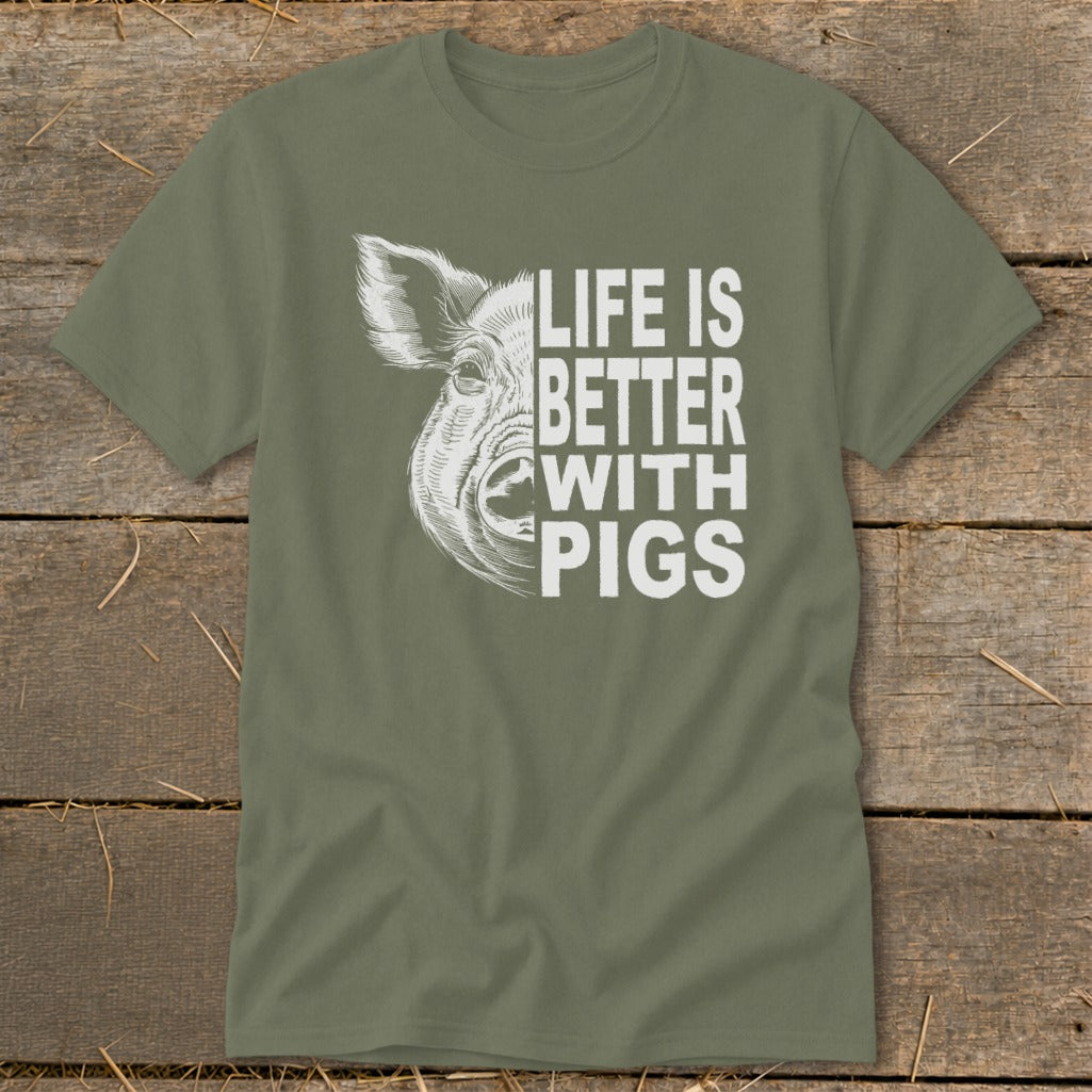 Life with Pigs Classic Tee