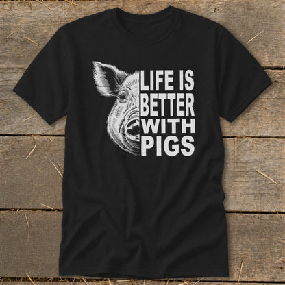 Life with Pigs Classic Tee