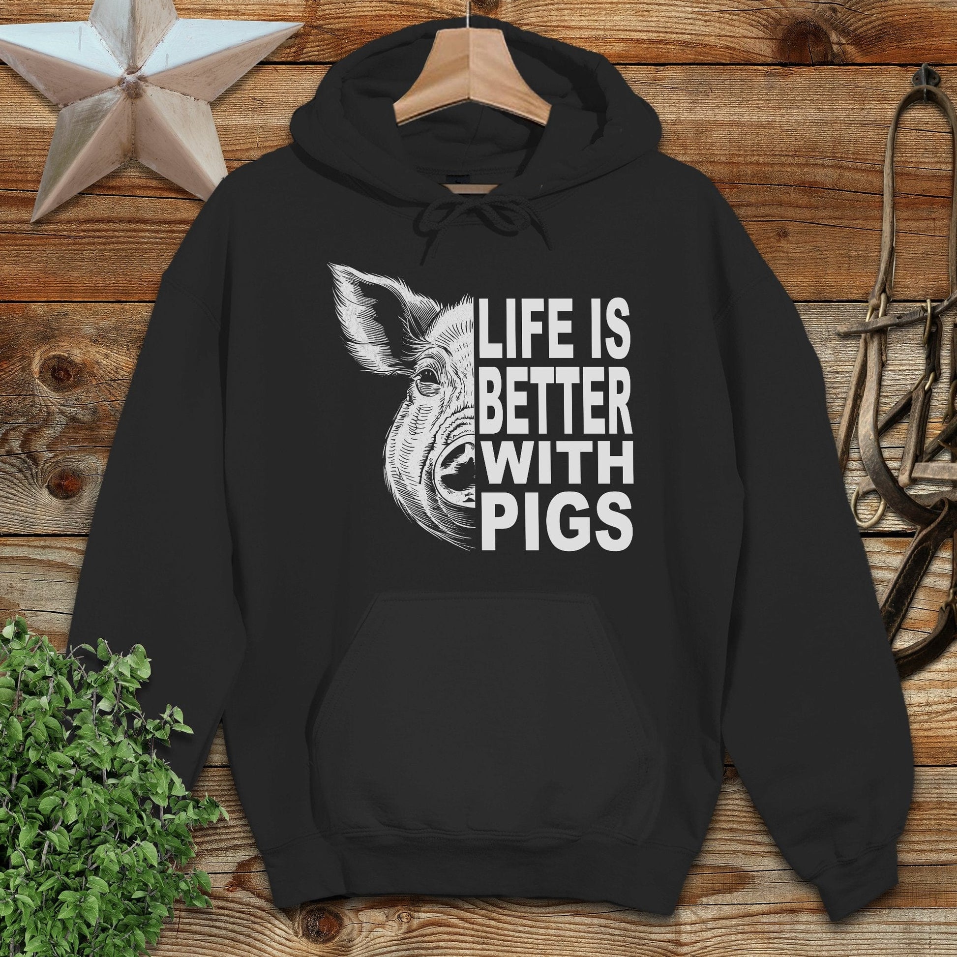 Life with Pigs Hoodie
