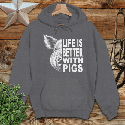 Life with Pigs Hoodie