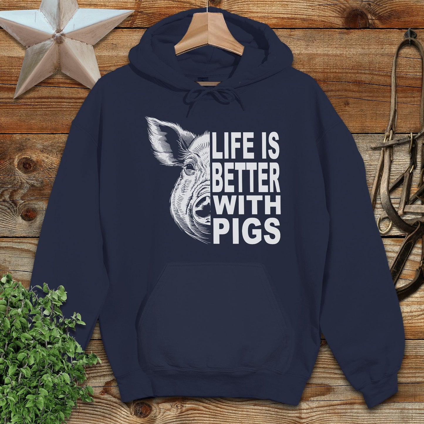 Life with Pigs Hoodie