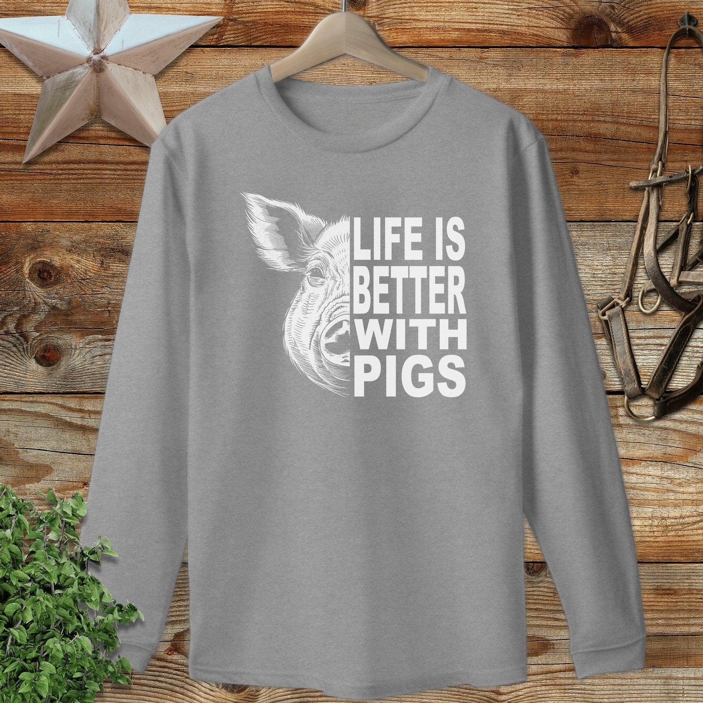 Life with Pigs Long Sleeve Tee