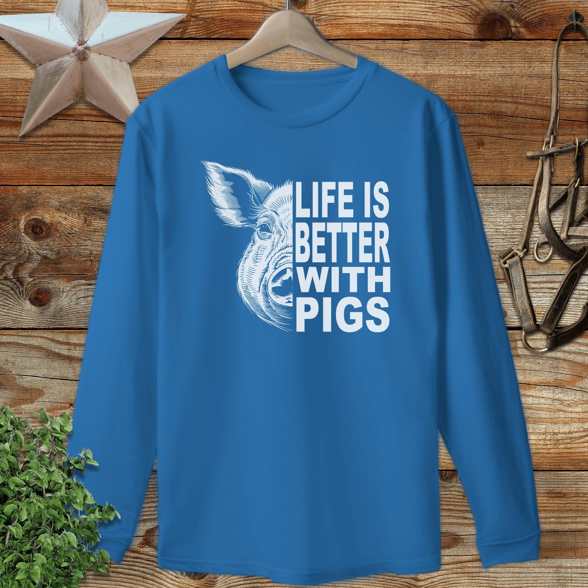 Life with Pigs Long Sleeve Tee