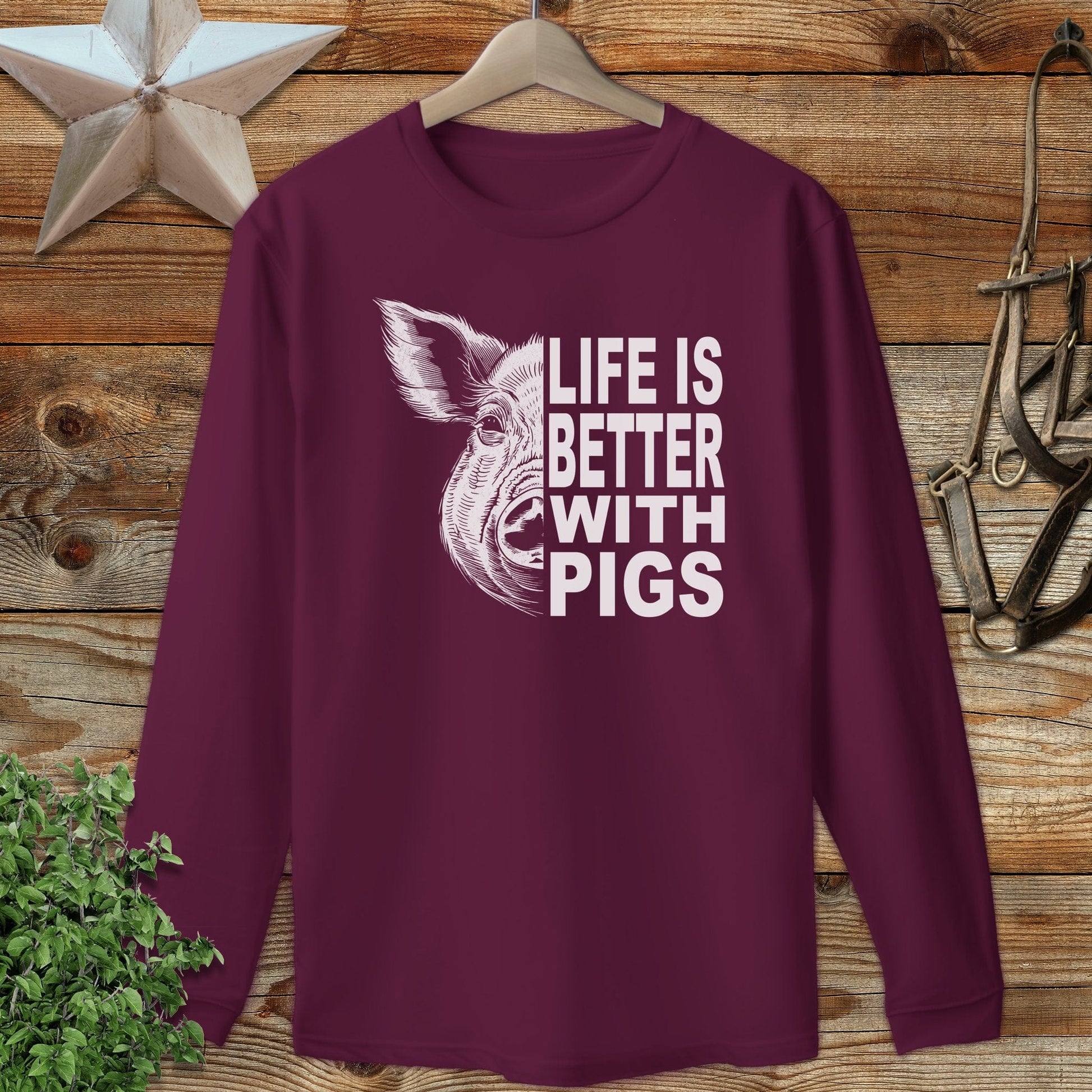 Life with Pigs Long Sleeve Tee