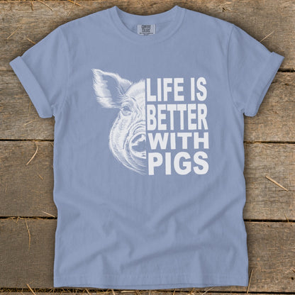 Life with Pigs Signature Tee