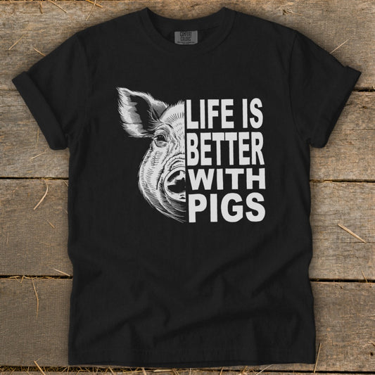 Life with Pigs Signature Tee