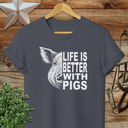 Life with Pigs Softstyle Tee