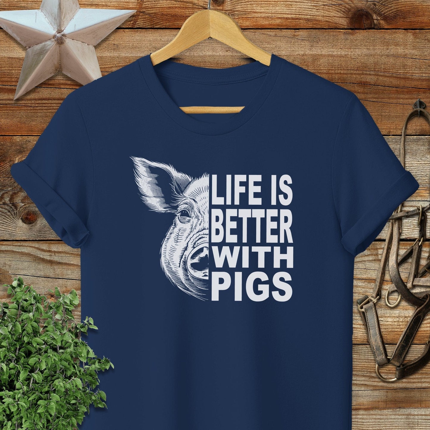 Life with Pigs Softstyle Tee
