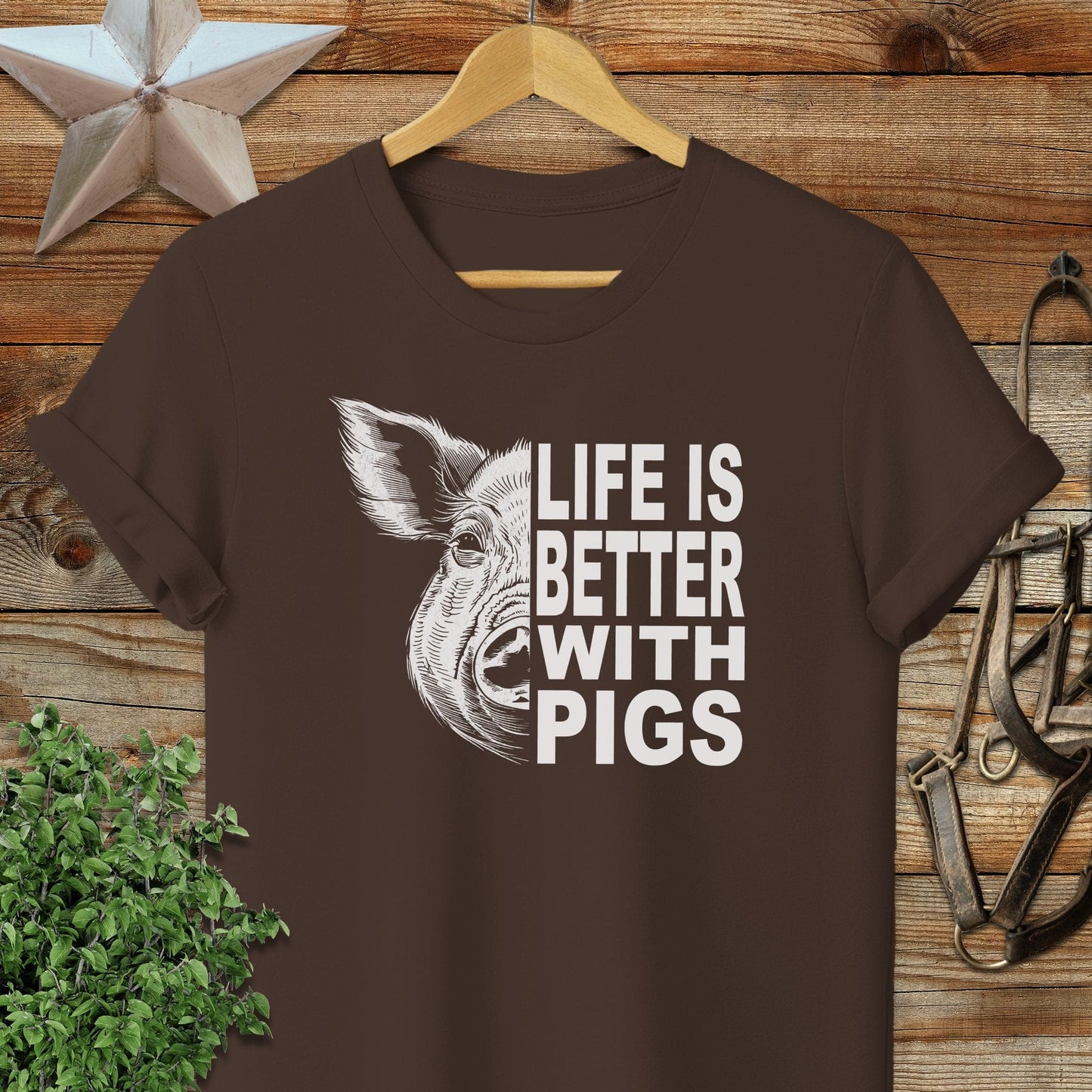 Life with Pigs Softstyle Tee