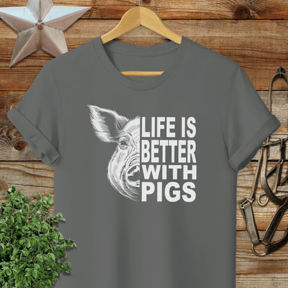 Life with Pigs Softstyle Tee