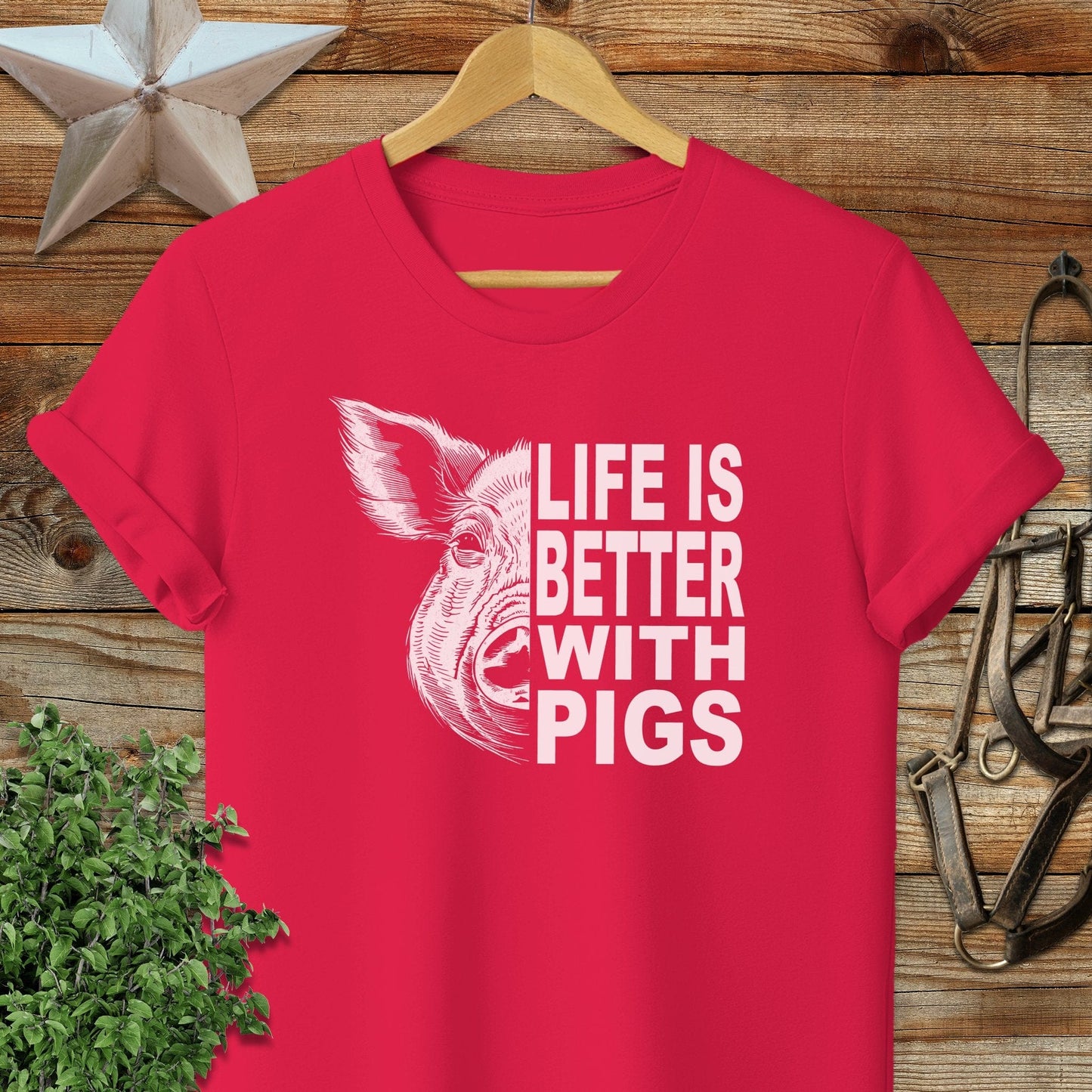 Life with Pigs Softstyle Tee