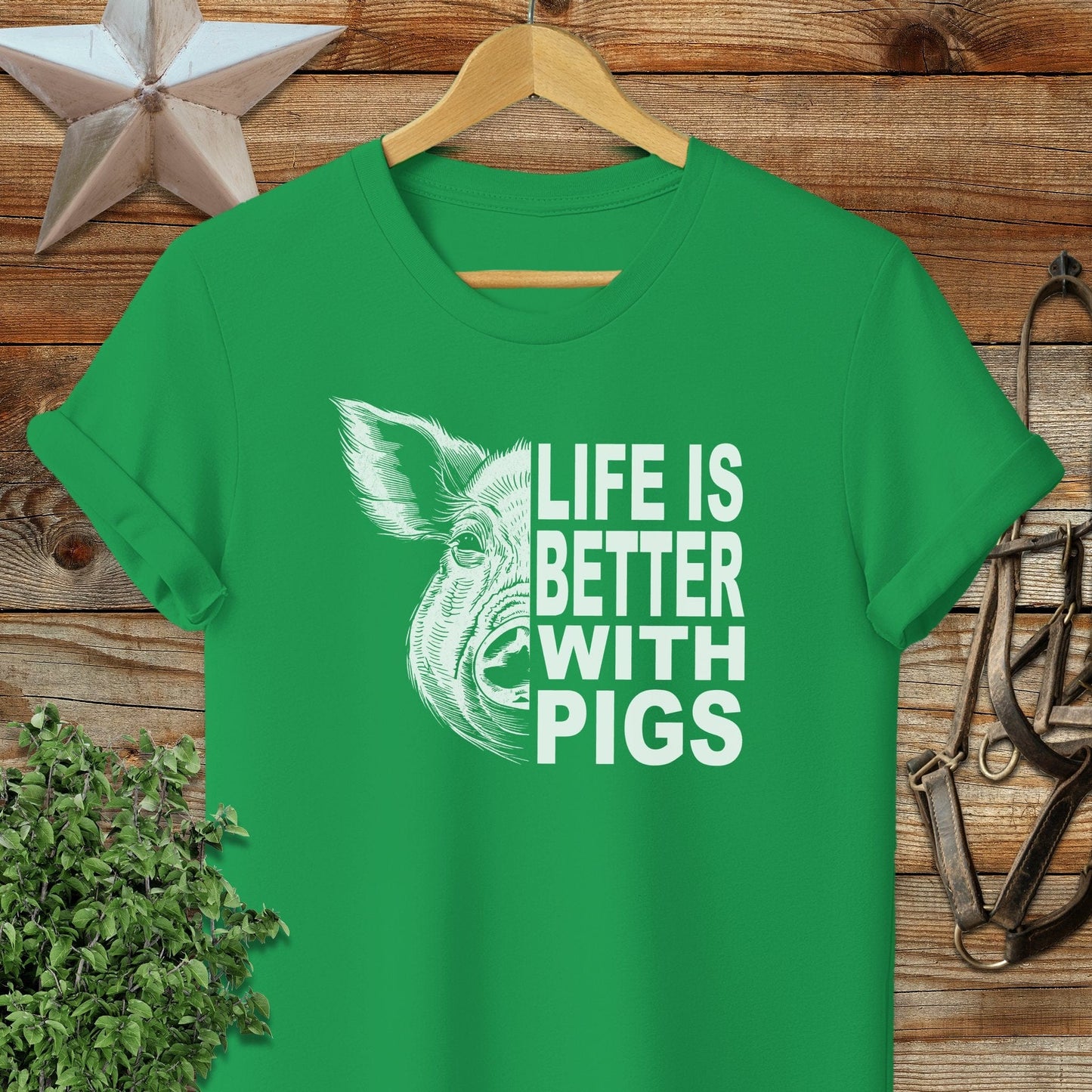 Life with Pigs Softstyle Tee
