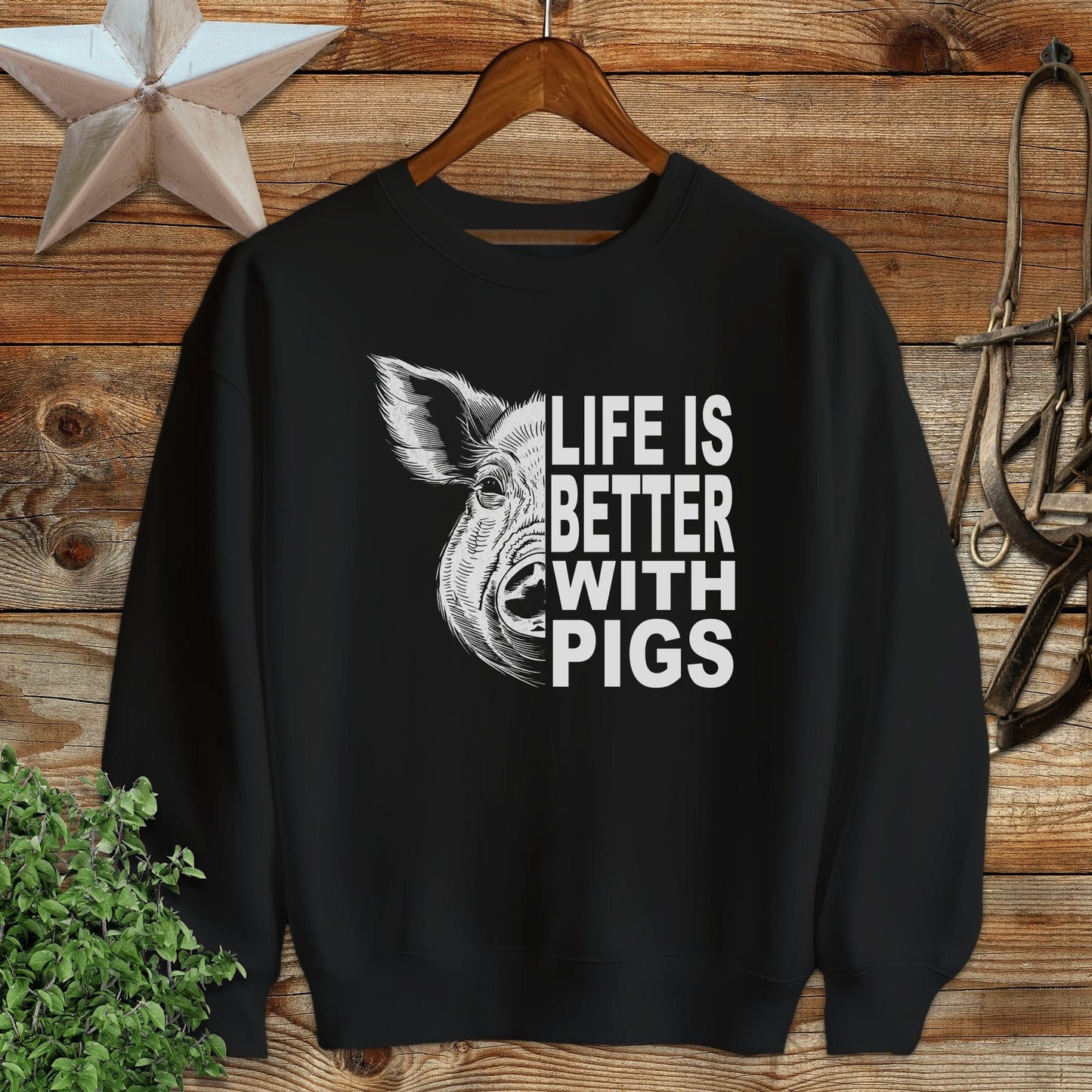 Life with Pigs Sweatshirt