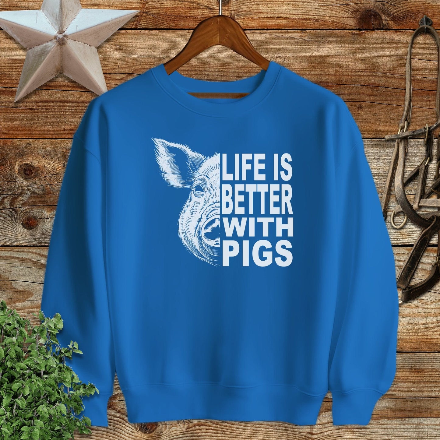 Life with Pigs Sweatshirt