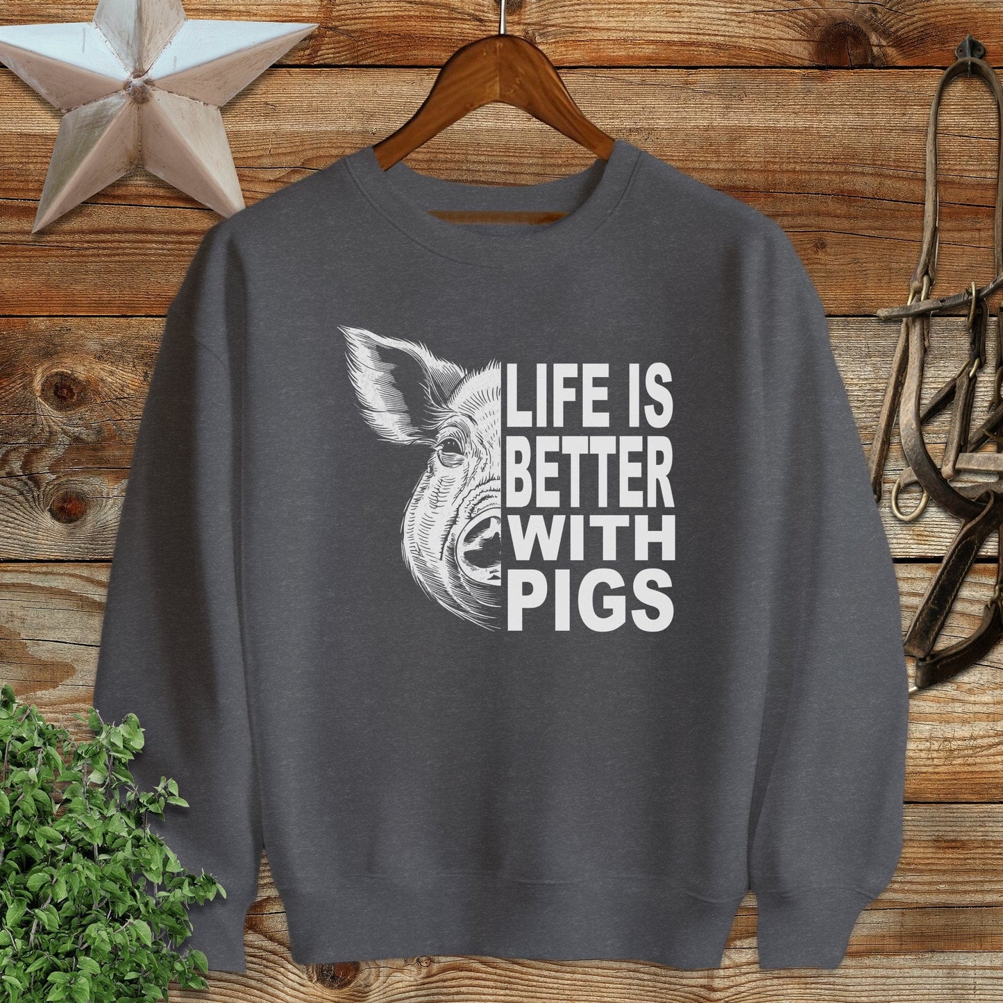 Life with Pigs Sweatshirt