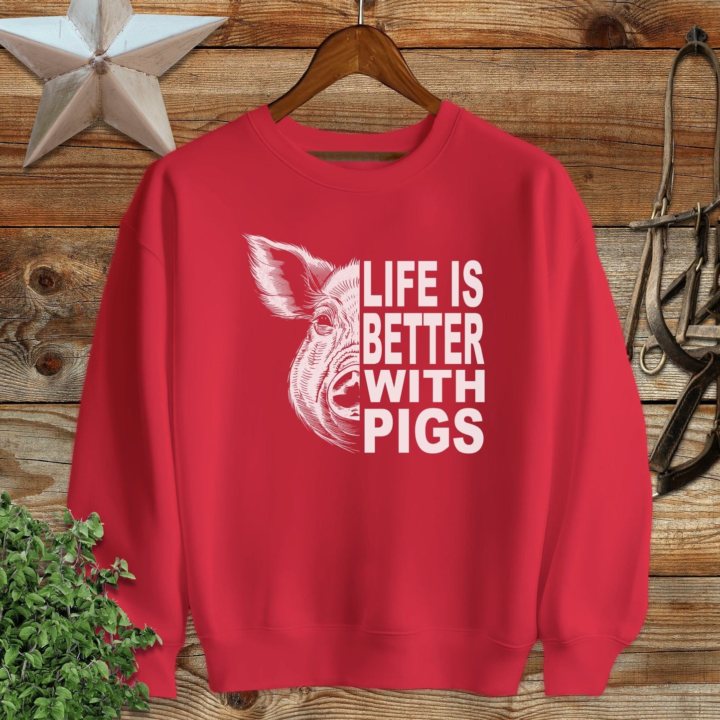 Life with Pigs Sweatshirt