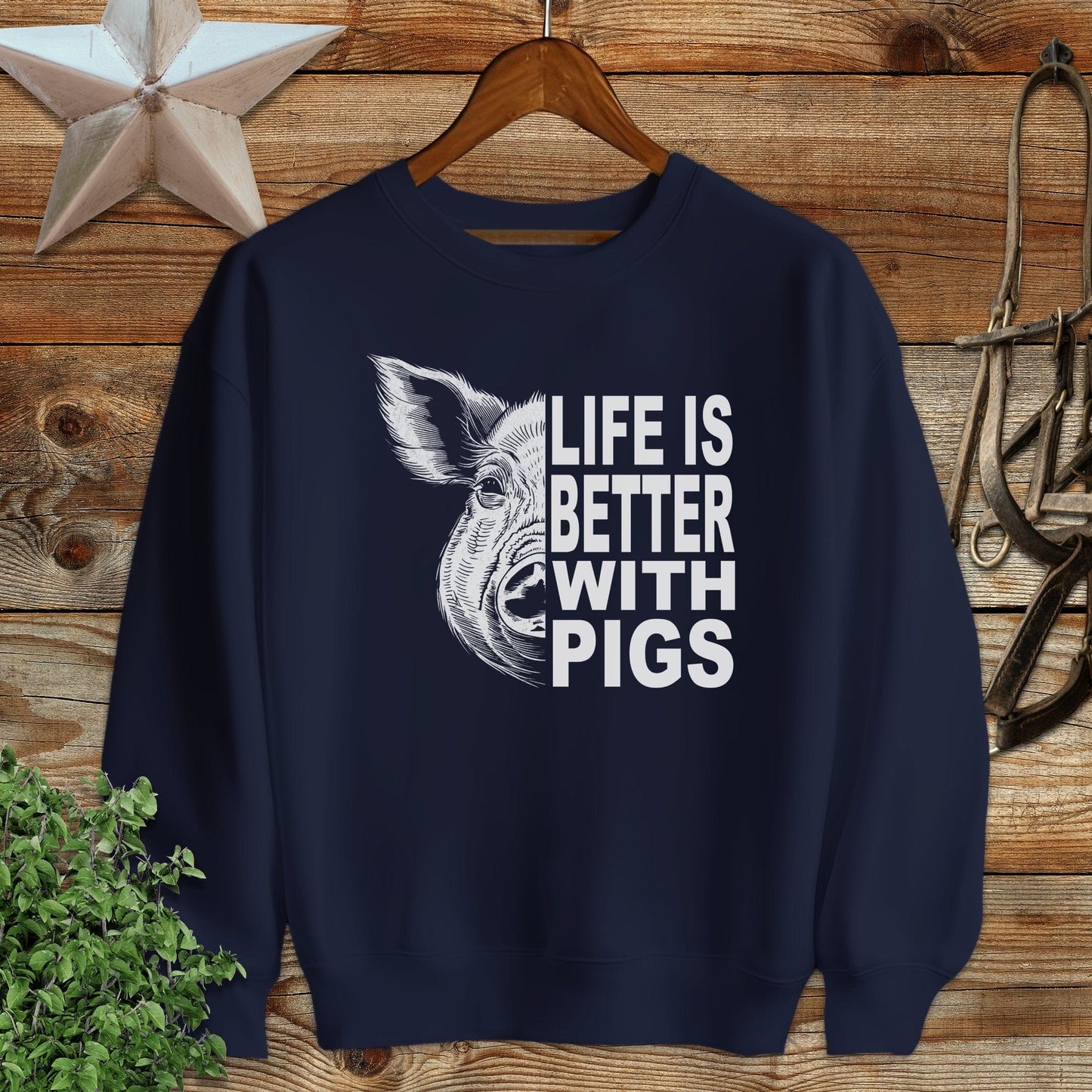 Life with Pigs Sweatshirt