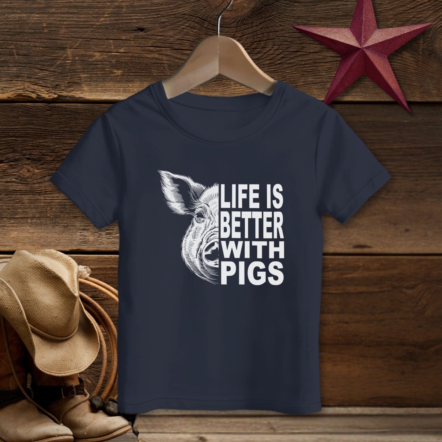 Life with Pigs T-Shirt (Toddler)