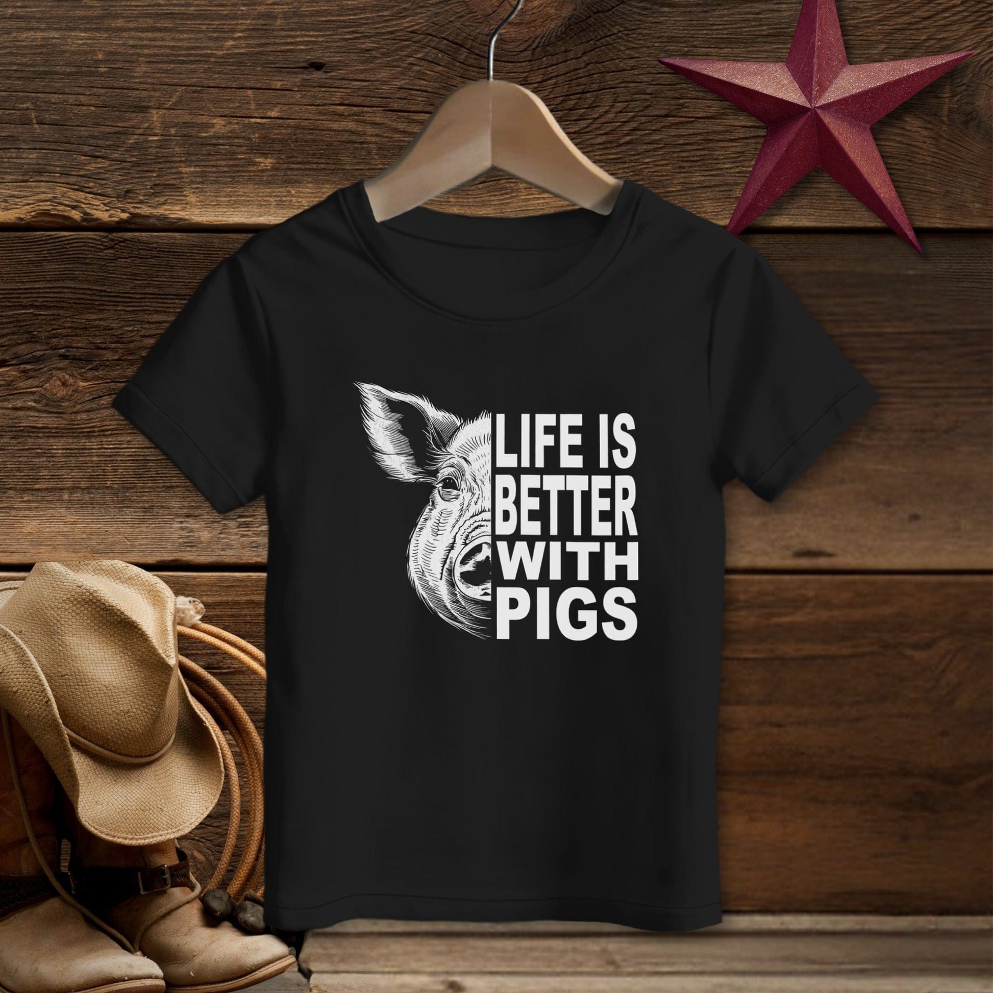 Life with Pigs T-Shirt (Toddler)