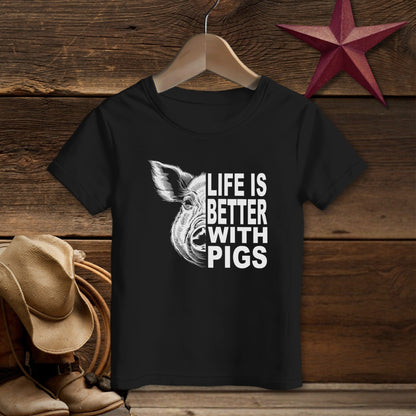 Life with Pigs T-Shirt (Toddler)