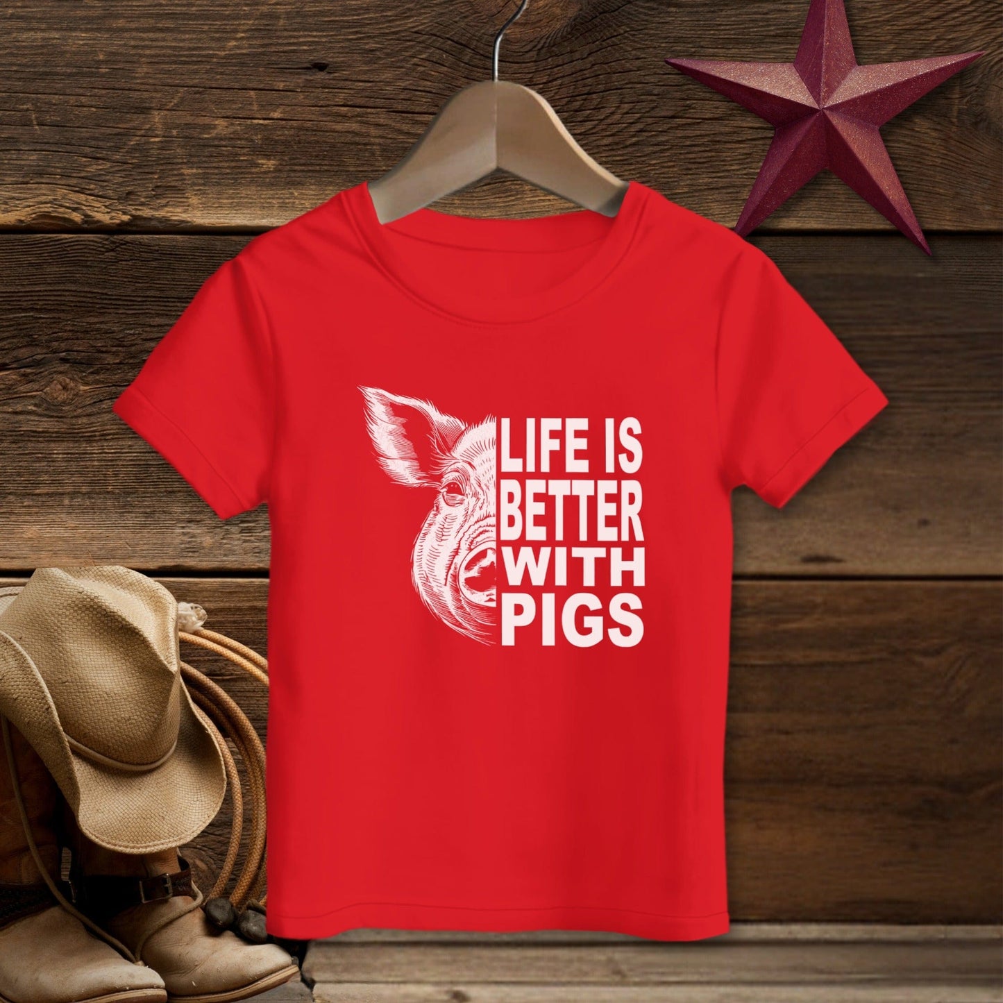 Life with Pigs T-shirt (Toddler)