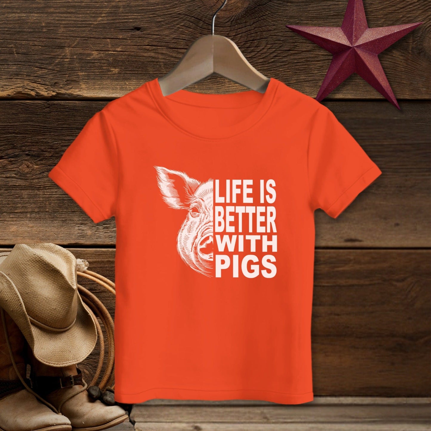 Life with Pigs T-shirt (Toddler)