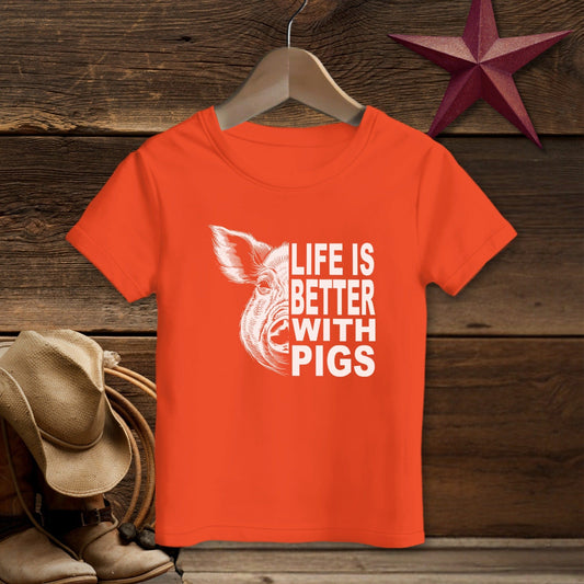 Life with Pigs T-shirt (Toddler)
