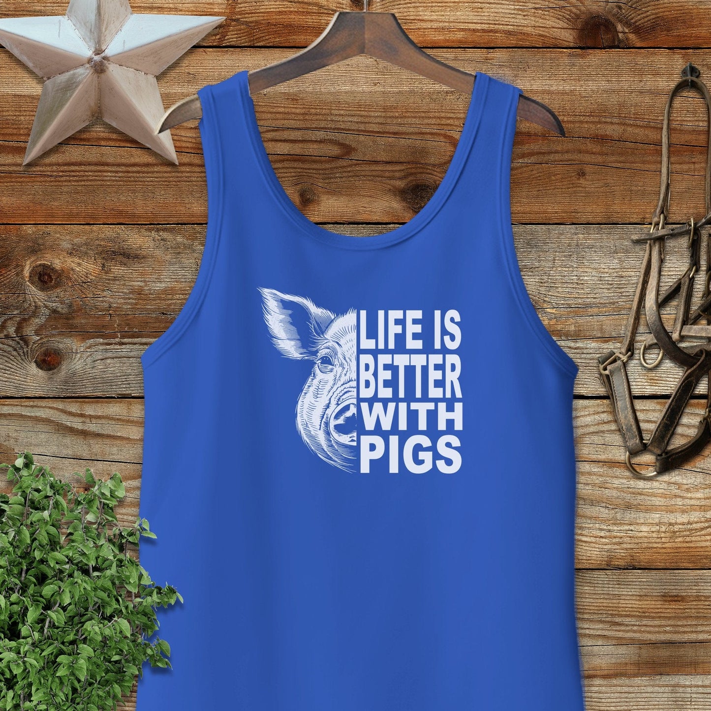 Life with Pigs Tank Top