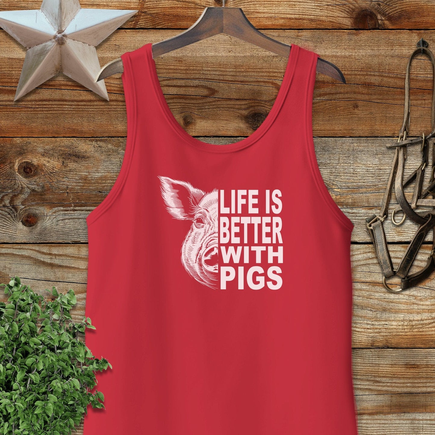 Life with Pigs Tank Top