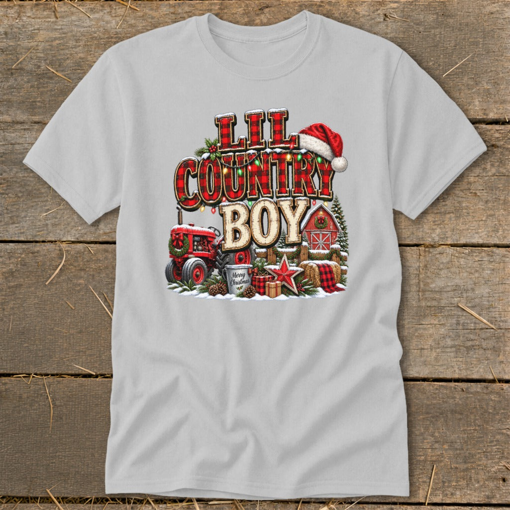 Lil Country Boy Christmas Infant Classic Tee