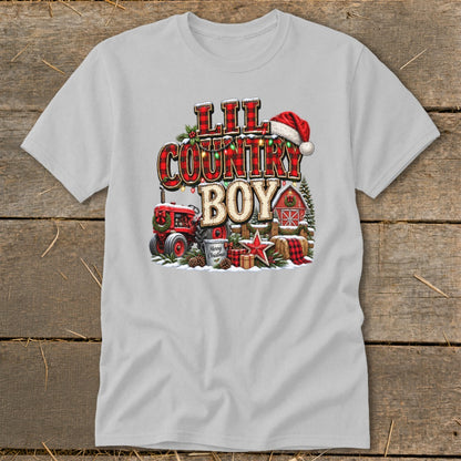Lil Country Boy Christmas Infant Classic Tee