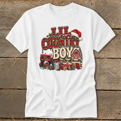 Lil Country Boy Christmas Infant Classic Tee