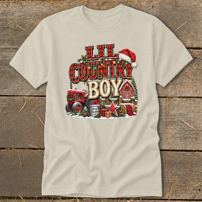 Lil Country Boy Christmas Infant Classic Tee