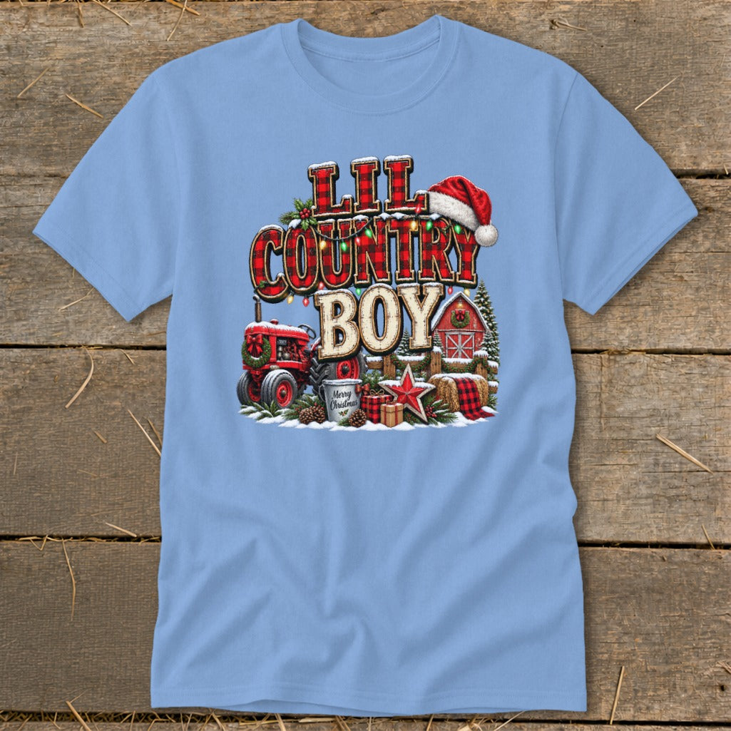 Lil Country Boy Christmas Infant Classic Tee