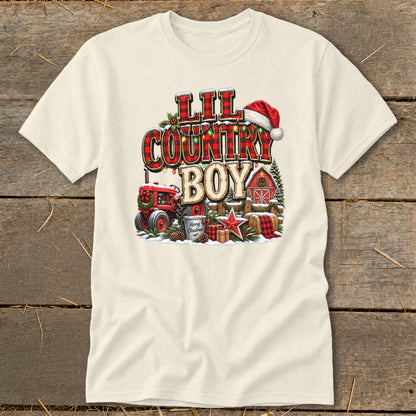 Lil Country Boy Christmas Infant Classic Tee