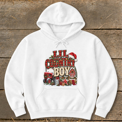 Lil Country Boy Christmas Infant Hoodie