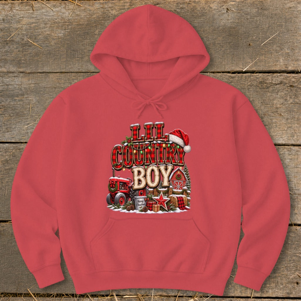 Lil Country Boy Christmas Infant Hoodie
