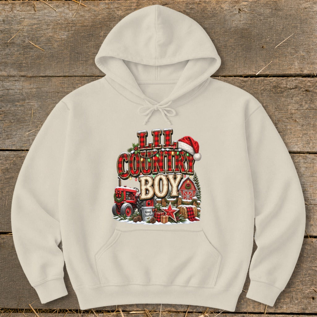 Lil Country Boy Christmas Infant Hoodie