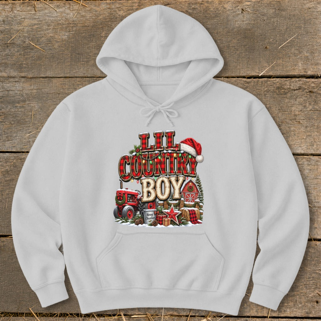 Lil Country Boy Christmas Infant Hoodie