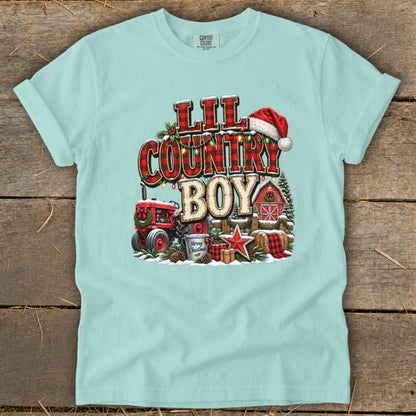 Lil Country Boy Christmas Infant Signature Tee