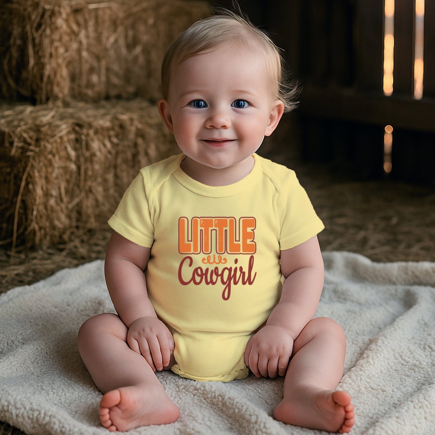 Little Cowgirl Baby Bodysuit