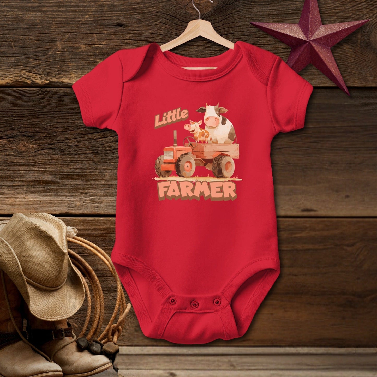 Little Farmer Girl Bodysuit (Baby)